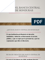 Ley del Banco Central de Honduras