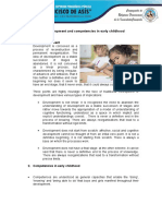 Child Development and Competencies in Early Childhood