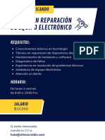 Anuncio Puesto de Trabajo Azul y Gris Sencillo Empresarial Animado PDF