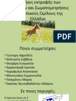 Συνθήκες εκτροφής των Ιπποειδών και Σωματομετρήσεις σε 1