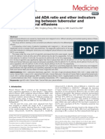 Age Pleural Fluid ADA Ratio and Other Indicators.20