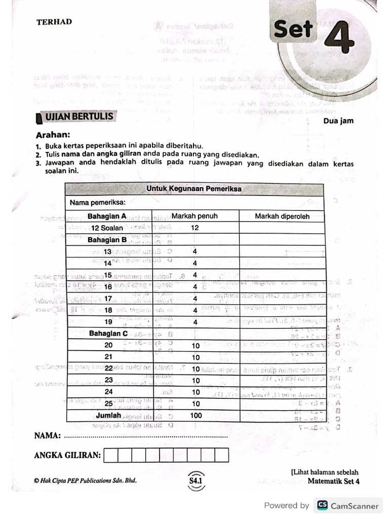 Math Latihan 1.1 PDF | PDF