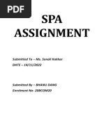 SPA ASSIGNMENT