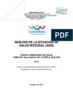 ANALISIS SITUACION SALUD JICALAPA 2018