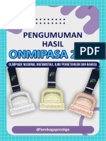 HASIL PENGUMUMAN ONMIPASA JENJANG SMP DAN MTs PDF