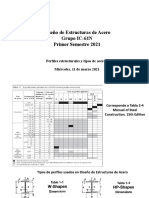 Perfiles y Tipos de Acero - 11.03.2021