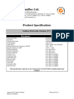 Sodium Hydroxide 25 Specification