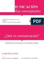 Desarrollos Conceptuales Sobre Comunicación