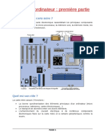 Le Micro Ordinateur: Première Partie: Qu'est Ce Qu'une Carte Mère ?