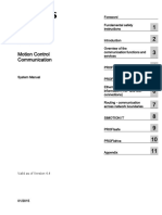 Simotion Motion Control Communication System Manual