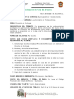 Autorización de Tala de Arboles PDF