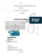 Arduino Programs