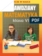 Sprawdziany. Matematyka. Klasa VI Demo PDF