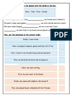 1 - Sequence Adverbs