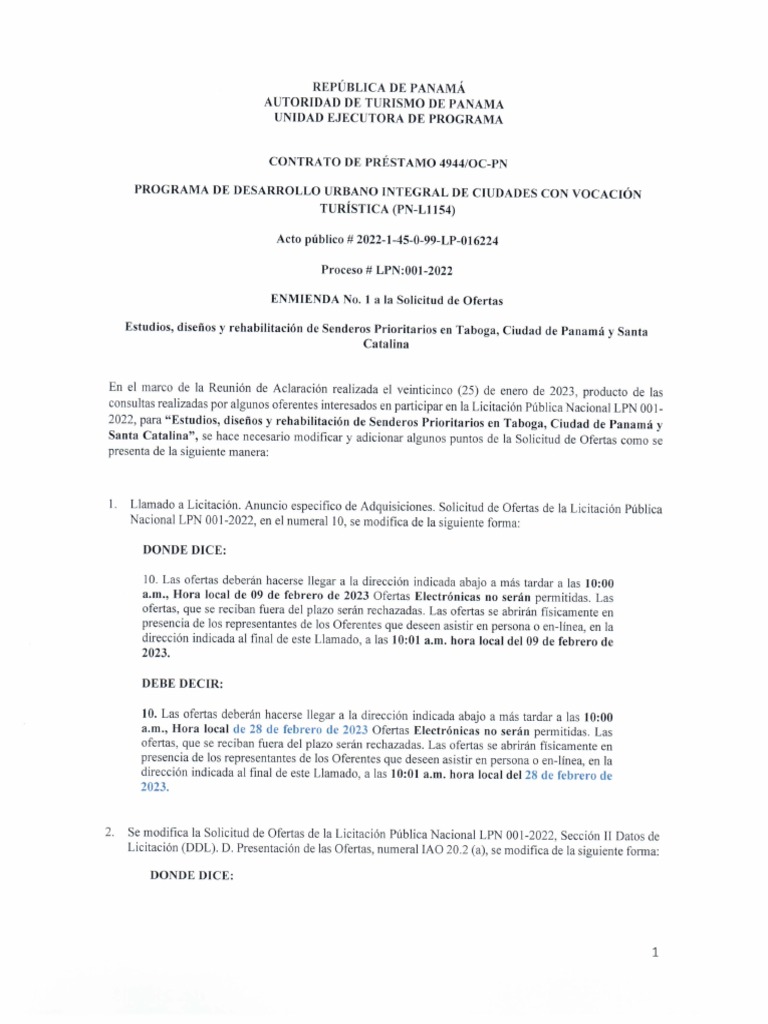 Enmienda 1 Senderos20230208 PDF