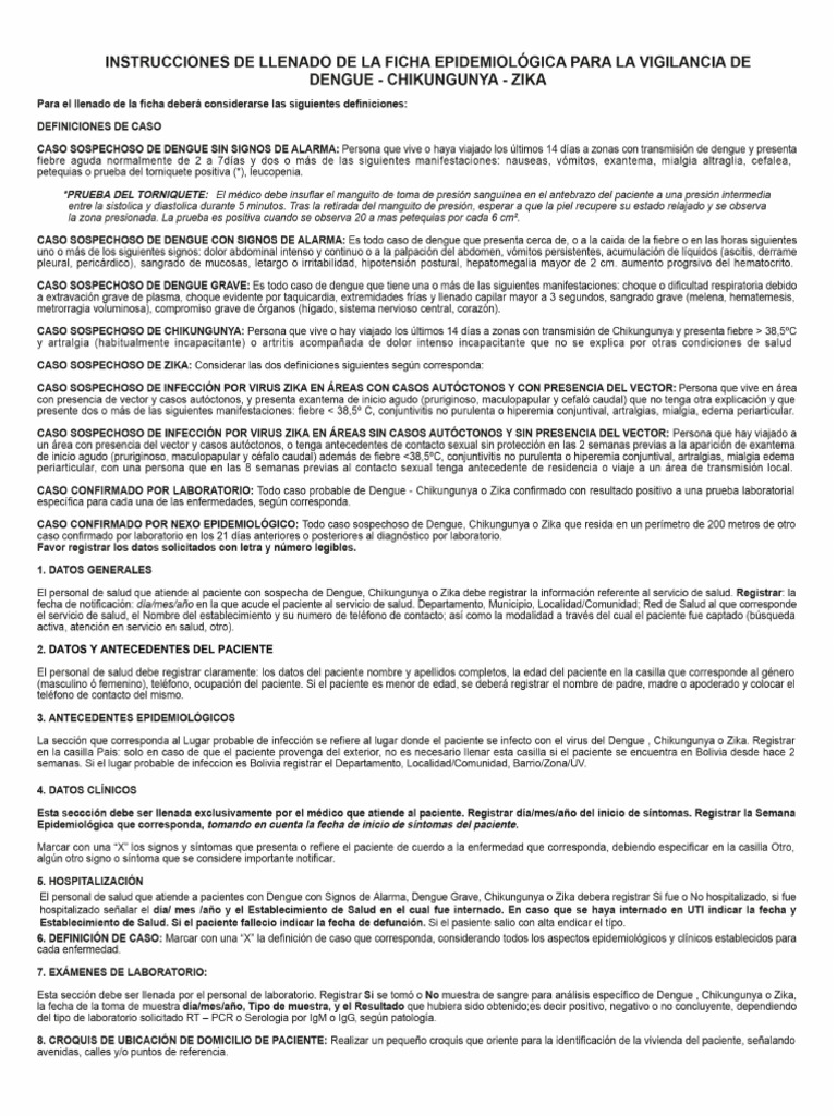 Dengue Zika y Chikungunya | PDF