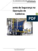 Treinamento sobre segurança em caldeiras