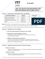 MSDS PL 912FR912FR PDF