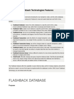 Performing Flashback in Oracle Database