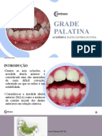 Correção de mordida aberta anterior com grade palatina