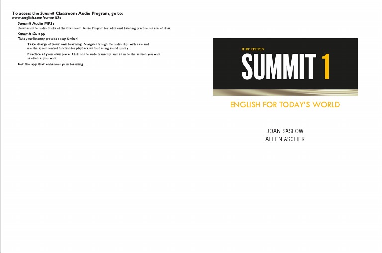 Summit Classroom Audio Program Guide | PDF