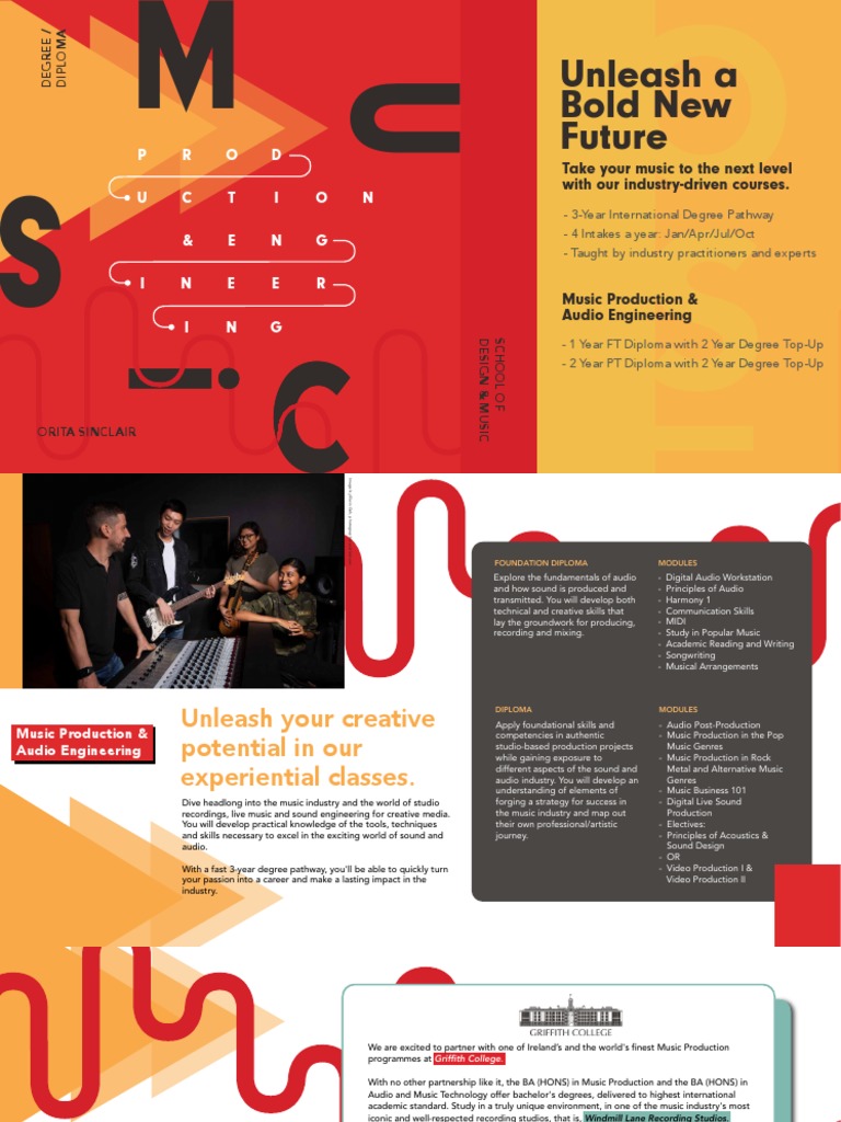 Music Production & Audio Engineering Diploma | PDF | Audio Engineer ...