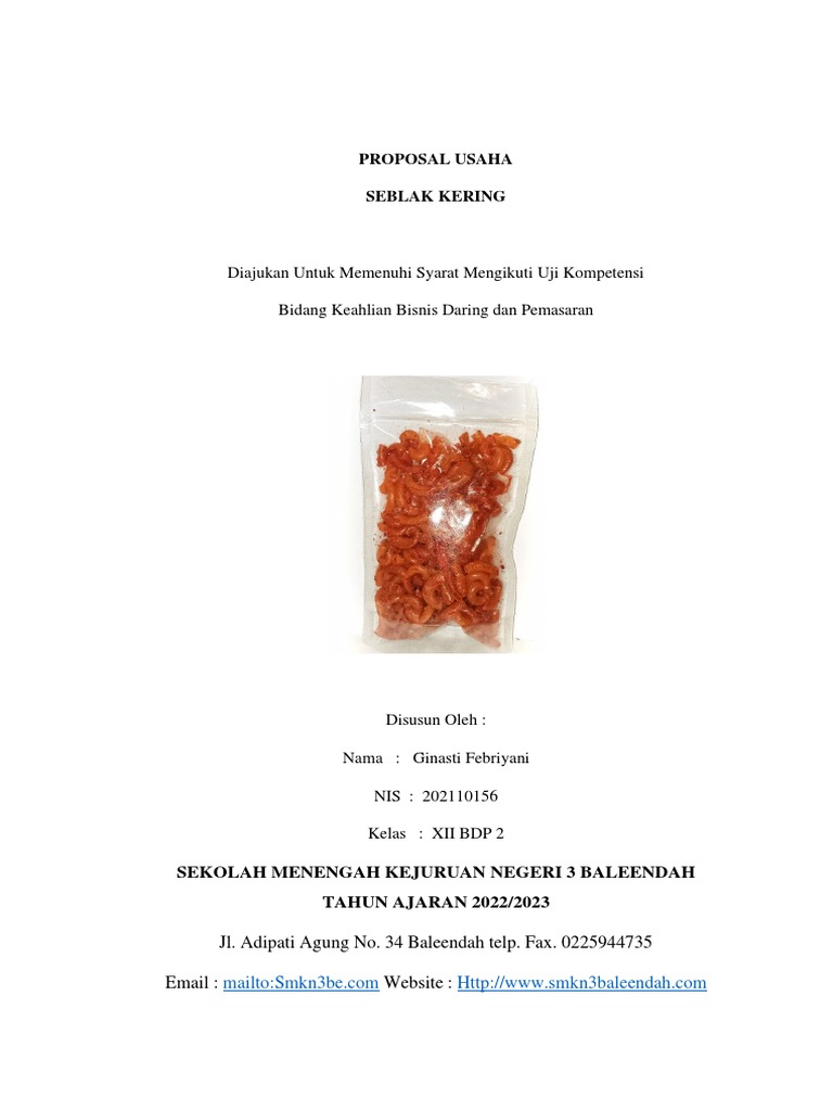 Logo Seblak Kering Terbaik | PDF | Karier & Perkembangan | Bisnis