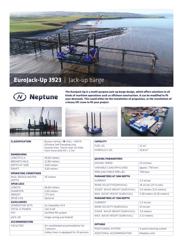 EJ 3923 Spec Sheet V.01 Min | PDF | Watercraft