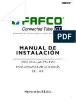 FAFCO Connected Tube (CT) Spanish Installation Manual