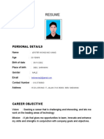 NEW RESUME Sample Wout Detail Latest
