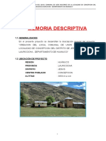 Mem. Descriptiva de Construcciones