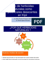 Uso Herbicidas Naturales Potenciales Desecantes en Frijol PDF