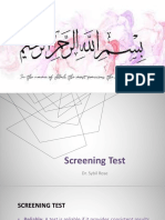 Screening Test PDF