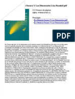 La Materia Oscura y Los Dinosaurios PDF