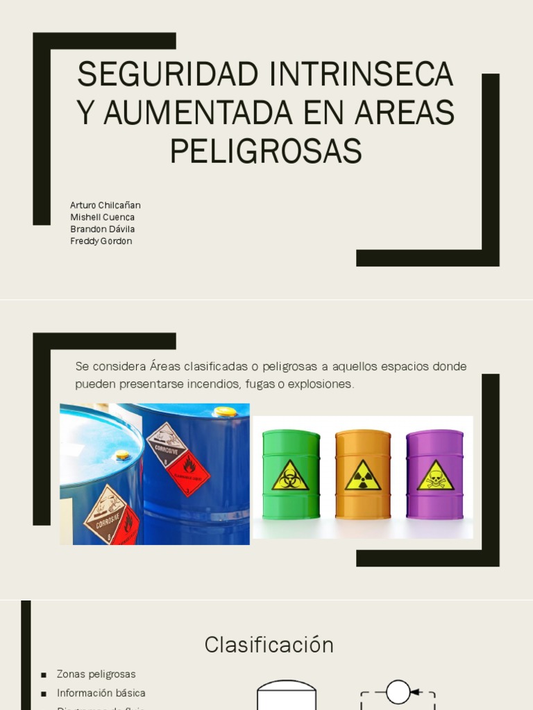 Exposicion Seguridad Intrinseca | PDF | voltaje | Corriente eléctrica