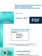 Transitioning The Work Force Forward To Quality 4.0 Implementation PDF