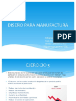 Diseño para Manufactura