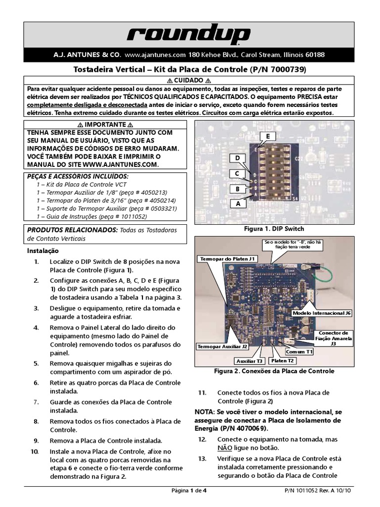 VCT-250 VCT-2000 - Códigos de Erros (PT) (2010.10) | PDF | Termopar ...