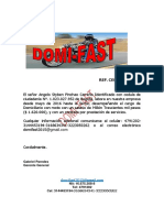 Certificacion Laboral Domi-Fast