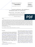 Corticosterone, Locomotor Performance, and Metabolism in Lizzard