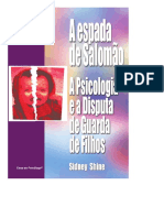 A Espada de Salomão A Psicologia e A Disputa de Guarda de Filhos PDF