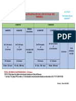 Calendarización 2023