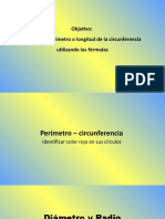 Clase N° 5 - Martes 01 Septiembre Perimetro de Una Circunferencia