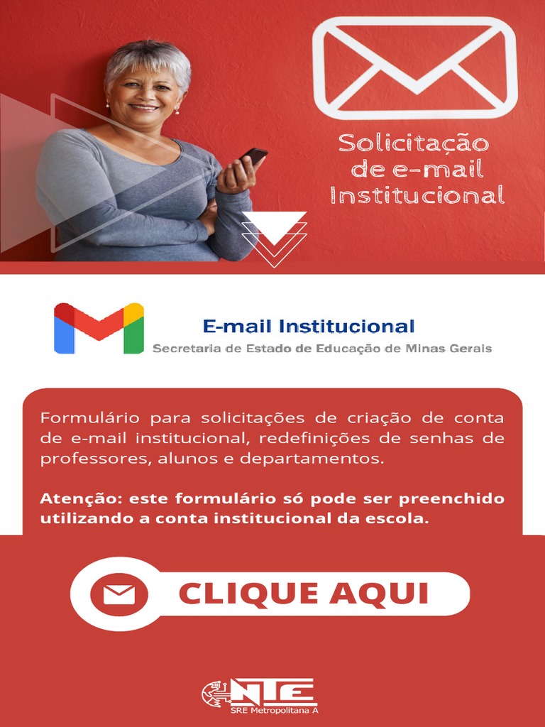 Solicitação de E-mail Institucional | PDF