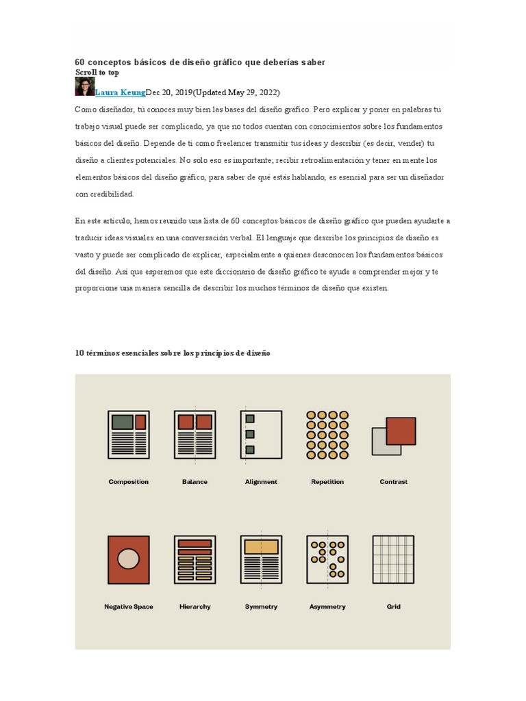 60 Conceptos Clave de Diseño Gráfico | PDF | Color | Tipografía