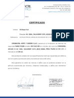 Certificado Láminas de Seguridad - KS Depor S.A - Cromacril Arte y Diseño S PDF