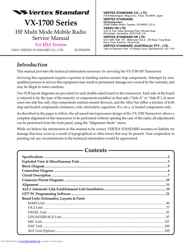 vx1700 Series | PDF | Amplifier | Computer Science