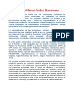 Descripción Del Sector Público Dominicano