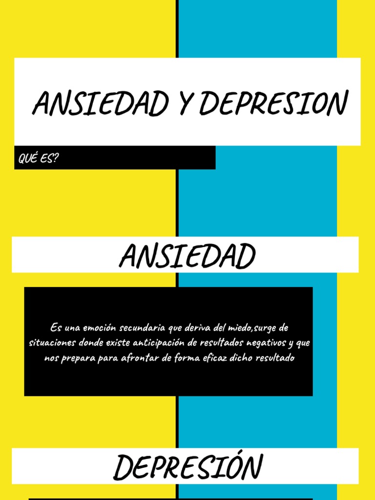 Ansiedad y Depresion PDF | PDF