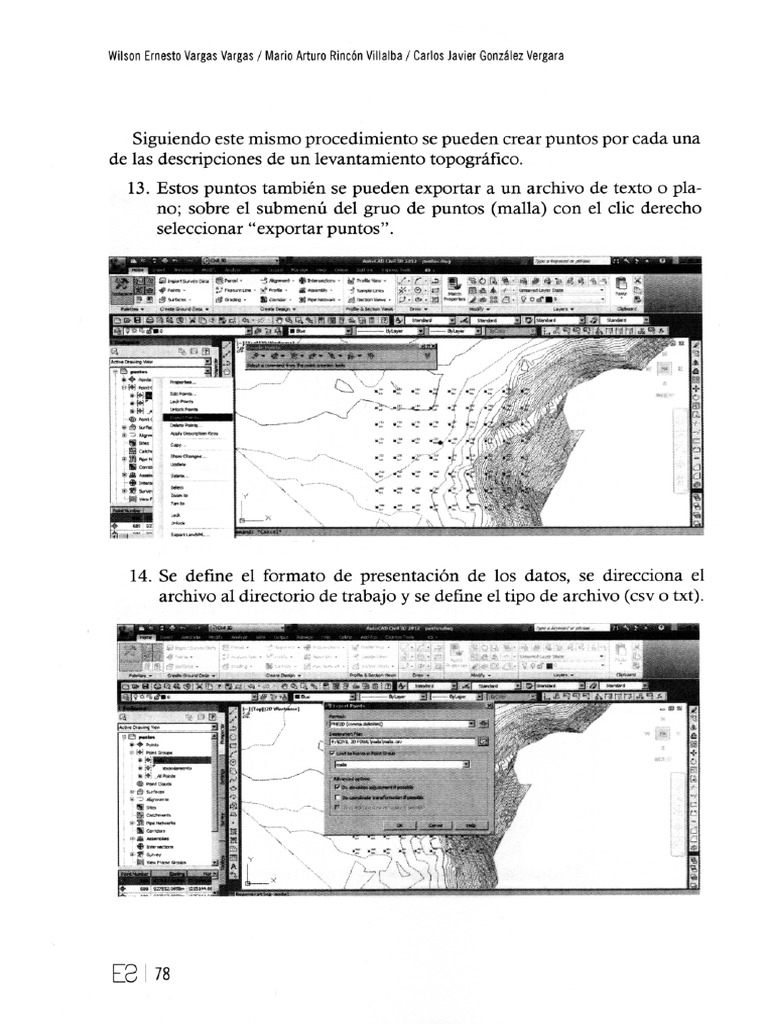 Levantamiento topo civil 3d pdf